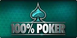 logo 100% poker