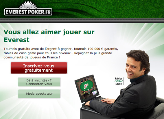 inscription everest poker