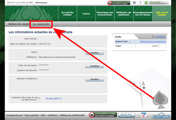 supprimer compte everest poker