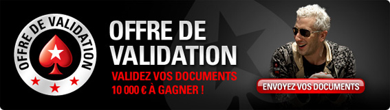 promotion validation documents pokerstars