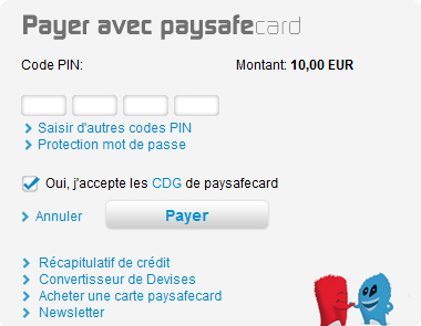 payer paysafecard winamax