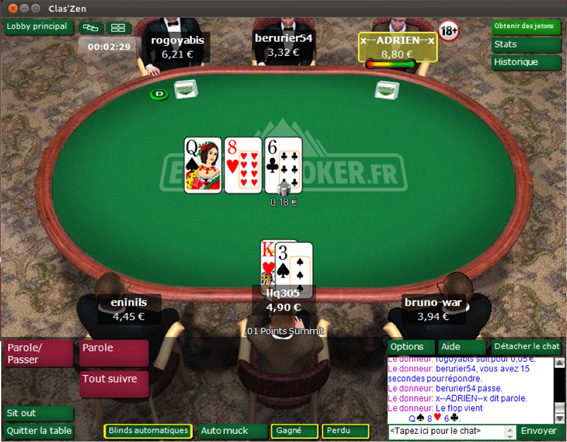 table everest poker linux