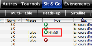 fifty50 sit and go pokerstars