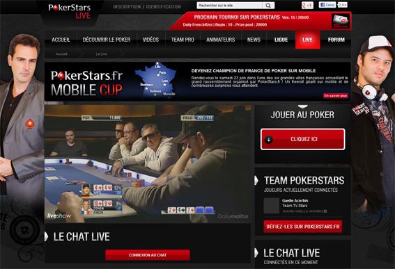 site pokerstars live